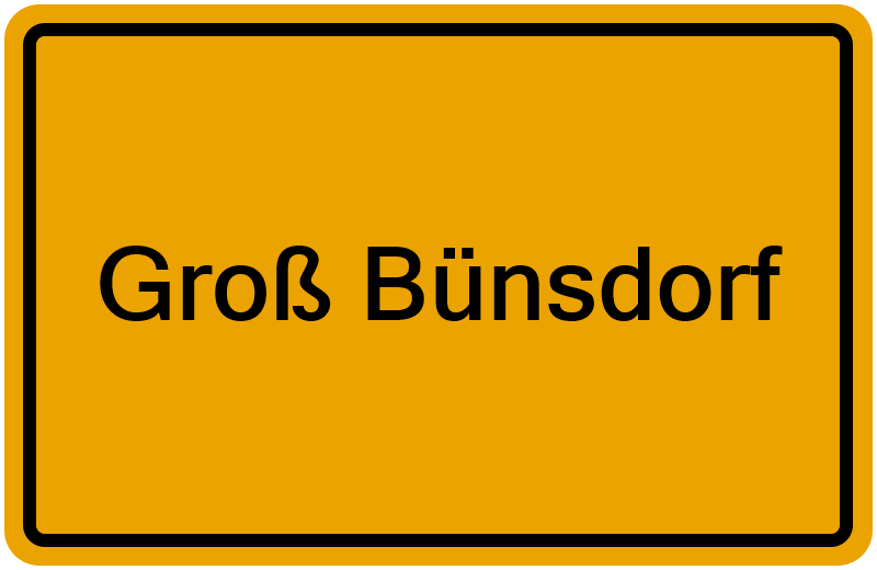 Handelsregisterauszug Groß Bünsdorf